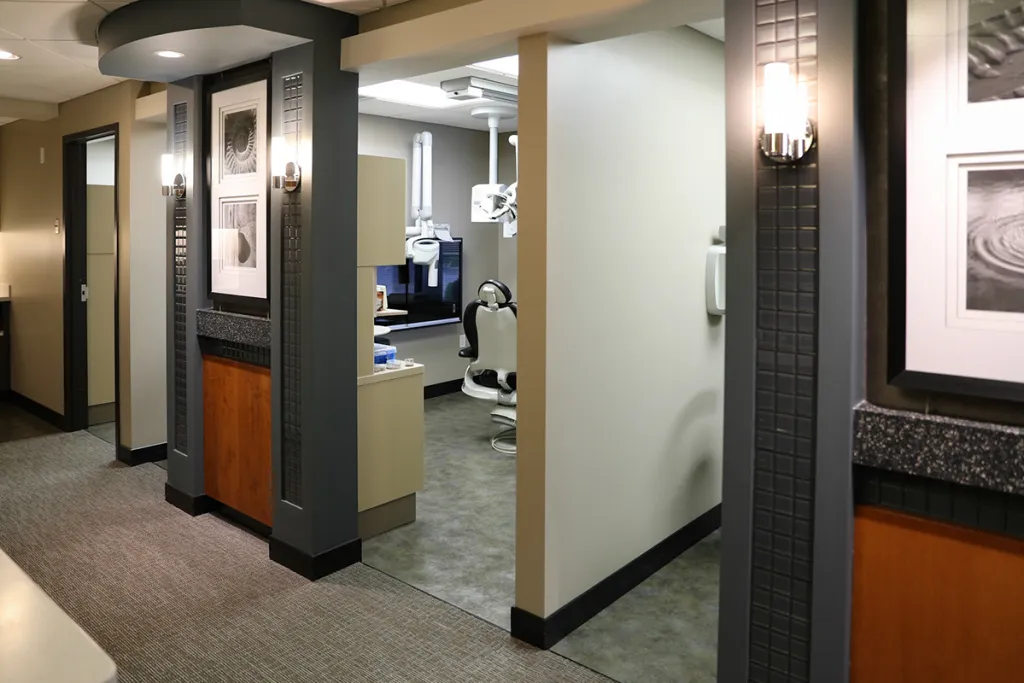 Inside the office - patient rooms